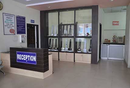 Reception desk